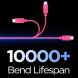 Кабель Spigen Essential EB6010CC Type-C to Type-C (60W, 1m) ACA10414 - Pink