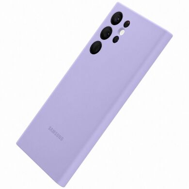 Чехол Silicone Cover для Samsung Galaxy S22 Ultra (S908) EF-PS908TVEGRU - Lavender