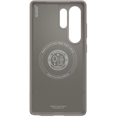 Захисний чохол Spigen (SGP) Caseology Parallax (MagFit) by Spigen для Samsung Galaxy S25 Ultra (S938) ACS09055 - Ash Grey