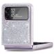 Защитный чехол Deexe Glitter Case для Samsung Galaxy Flip 4 - Silver. Фото 2 из 10