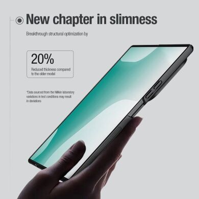 Пластиковый чехол NILLKIN Super Frosted Shield Magnetic (FF) для Samsung Galaxy Fold 8 Ultra - Transparent Black