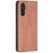 Чехол UniCase Geometric Pattern для Samsung Galaxy A25 (A256) - Brown. Фото 3 из 9