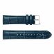 Ремінець UniCase Crocodile Texture для годинників з шириною кріплення 20 мм - Blue