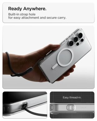 Захисний чохол Spigen Ultra Hybrid (MagFit) для Samsung Galaxy S26 Ultra (S948) ACS10680 - Matte Black