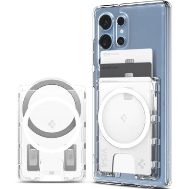 Кардхолдер Spigen Ultra Hybrid (Mag Fit+) AFA09207 - Crystal Clear