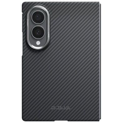 Ультратонкий чехол Pitaka Edge Case (FF) для Samsung Galaxy Fold 8 (FBWFOLD8) - Black / Grey (Twill)