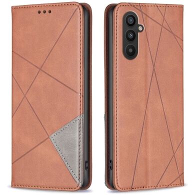 Чехол UniCase Geometric Pattern для Samsung Galaxy A25 (A256) - Brown