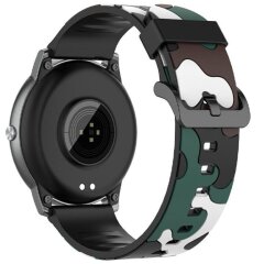 Ремінець Deexe Camo Style для годинників з шириною кріплення 22мм - White