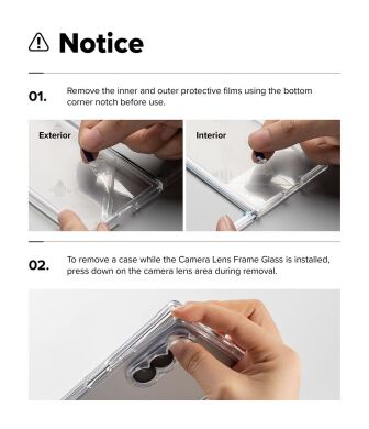 Захисний чохол Ringke Fusion Magnetic (FF) для Samsung Galaxy Fold 8 Ultra (8800328819283) - Clear