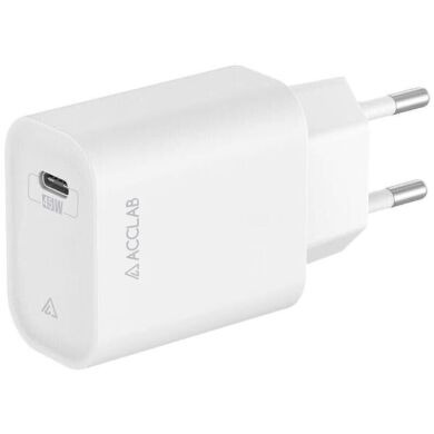 Мережевий зарядний пристрій ACCLAB&nbsp;AL-TC451 PD45W (Type-C) - White
