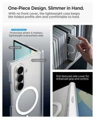 Защитный чехол Spigen AirSkin Zero (MagFit) для Samsung Galaxy Fold 8 Ultra (ACS11495) - Clear