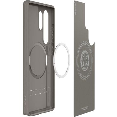 Захисний чохол Spigen (SGP) Caseology Parallax (MagFit) by Spigen для Samsung Galaxy S25 Ultra (S938) ACS09055 - Ash Grey