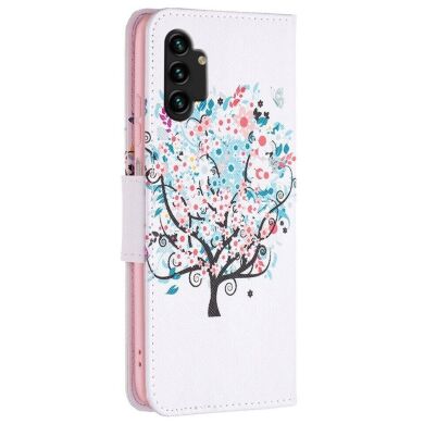 Чехол-книжка Deexe Color Wallet для Samsung Galaxy A13 (А135) - Flower Tree