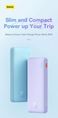 Зовнішній акумулятор Baseus AirPow 20W (30000mAh) PPQD09010 - Black