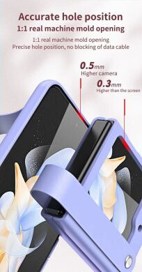 Защитный чехол Deexe Strap Cover для Samsung Galaxy Flip 5 - Pink