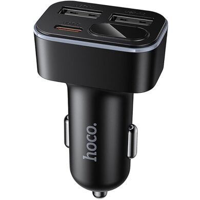Автомобильное зарядное устройство Hoco Z63A 42W (2USB + Type-C) - Black