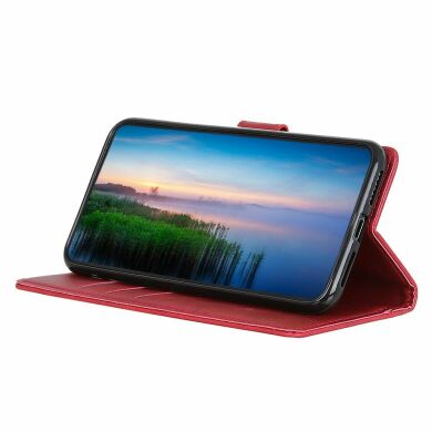 Чохол Deexe Classic Wallet для Samsung Galaxy A21s (A217) - Red