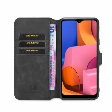 Чохол DG.MING Retro Style для Samsung Galaxy A20s (A207) - Black