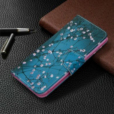 Чехол-книжка Deexe Color Wallet для Samsung Galaxy A11 (A115) / Galaxy M11 (M115) - Tree with Flowers