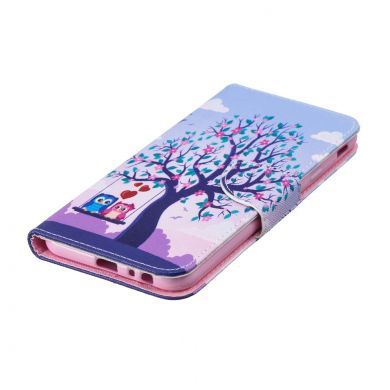 Чохол-книжка Deexe Color Wallet для Samsung Galaxy J4+ (J415) - Owls on Swing