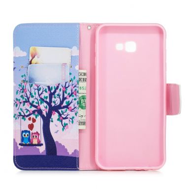 Чохол-книжка Deexe Color Wallet для Samsung Galaxy J4+ (J415) - Owls on Swing