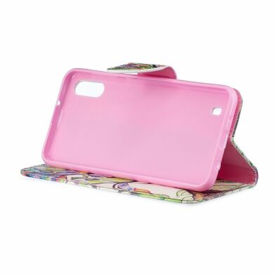 Чехол-книжка Deexe Color Wallet для Samsung Galaxy M10 (M105) - Colorized Tree