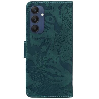 Чехол-книжка Deexe Tiger для Samsung Galaxy M35 (M356) - Green