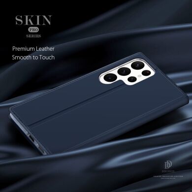 Чехол-книжка DUX DUCIS Skin Pro для Samsung Galaxy S23 Ultra - Blue