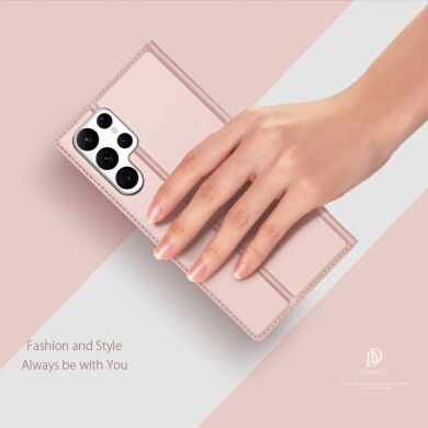 Чехол-книжка DUX DUCIS Skin Pro для Samsung Galaxy S23 Ultra - Pink