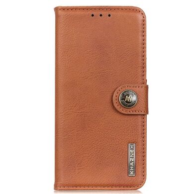 Чехол-книжка KHAZNEH Wallet Cover для Samsung Galaxy A03 Core (A032) - Brown