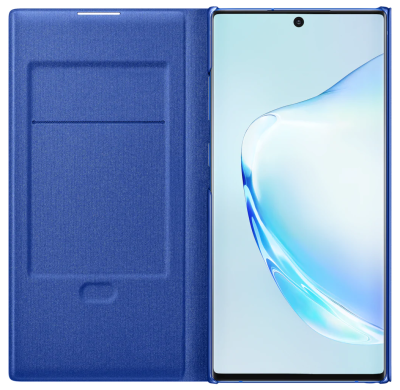 Чехол-книжка LED View Cover для Samsung Galaxy Note 10+ (N975)	 EF-NN975PLEGRU - Blue