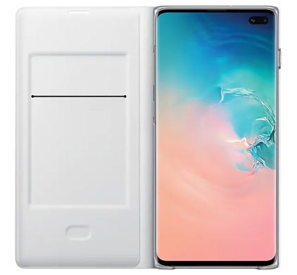Чохол-книжка LED View Cover для Samsung Galaxy S10 Plus (G975) EF-NG975PWEGRU - White