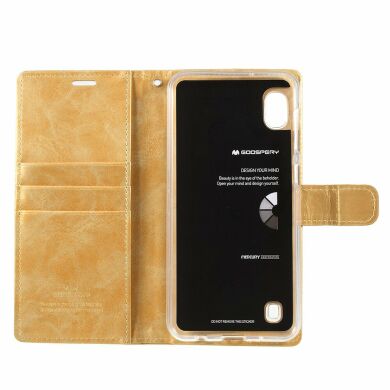 Чехол-книжка MERCURY Classic Wallet для Samsung Galaxy A10 (A105) - Gold