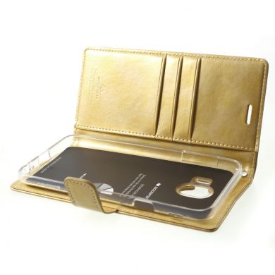 Чехол-книжка MERCURY Classic Wallet для Samsung Galaxy J4 2018 (J400) - Gold