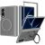 Чохол-накладка Deexe Matte Skin Kickstand with MagSafe (FF) для Samsung Galaxy Fold 8 - Grey