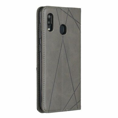 Чехол UniCase Geometric Pattern для Samsung Galaxy A20 (A205) / A30 (A305) - Grey