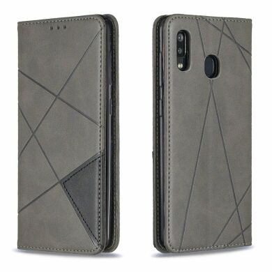 Чехол UniCase Geometric Pattern для Samsung Galaxy A20 (A205) / A30 (A305) - Grey