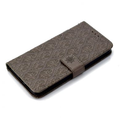 Чехол UniCase Leaf Wallet для Samsung Galaxy J6 2018 (J600) - Grey