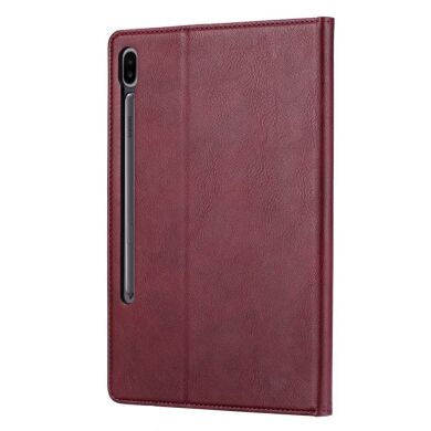 Чохол UniCase Pocket Stand для Samsung Galaxy Tab S7 FE (T730/T736) - Wine Red