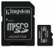 Карта памяти Kingston microSDHC 16GB Canvas Select Plus C10 UHS-I R100MB/s + адаптер - Black. Фото 1 из 4