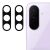 Комплект защитных стекол на заднюю камеру Deexe Black Lens Protector для Samsung Galaxy A27 (A276) - Black