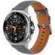 Кожаный ремешок Deexe Classic для Samsung Galaxy Watch 8 (40/44mm) / 8 Classic - Grey. Фото 2 из 5