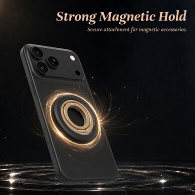 Магнитное кольцо-держатель LEREACH Triple Ring - Black / Gold
