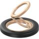 Магнитное кольцо-держатель LEREACH Triple Ring - Black / Gold. Фото 1 из 14