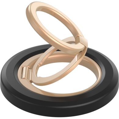 Магнитное кольцо-держатель LEREACH Triple Ring - Black / Gold
