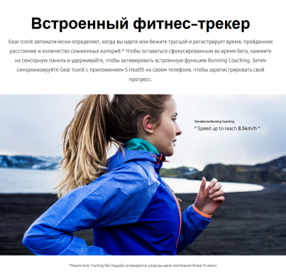 Наушники Samsung IconX (2018) SM-R140NZAASEK - Gray
