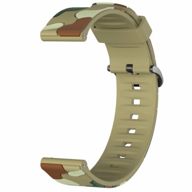 Ремешок Deexe Army Style для часов с шириной крепления 22 мм - Khaki