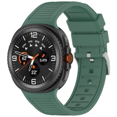 Ремешок Deexe Durable Strap для Samsung Galaxy Watch 8 (40/44mm) / 8 Classic - Dark Green