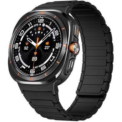 Ремінець Deexe Flexible Fit для Samsung Galaxy Watch Ultra (47mm) / Ultra (2025) - Black