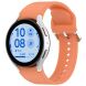 Ремешок Deexe Silicone Band для Samsung Galaxy Watch 4 / 4 Classic / 5 / 5 Pro / 6 / 6 Classic / 7 / FE - Orange. Фото 2 из 8